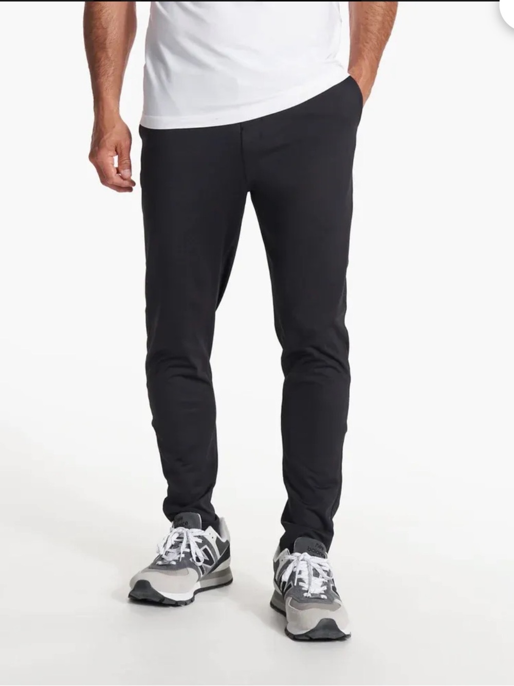 Vuori Sunday Performance Track Pant 2.0 Black Sz Medium